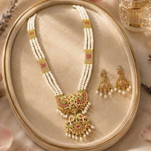 Royal Freshwater Pearl Kundan Sita Har